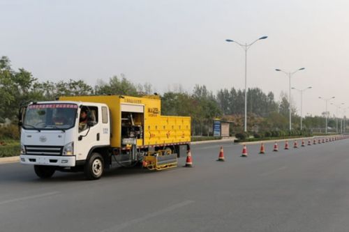 Traffic Cone Placement and Retrieval Vehicle